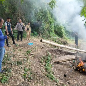 Arena Judi Sabung Ayam di Desa Mendalan Pandaan Dibakar, Polisi Tegaskan Tak Ada Toleransi Perjudian