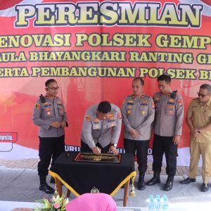 Resmikan Kantor Polsek Gempol dan Aula Bhayangkari, Kapolres: Polsek Penting Dalam Pelayanan Masyarakat