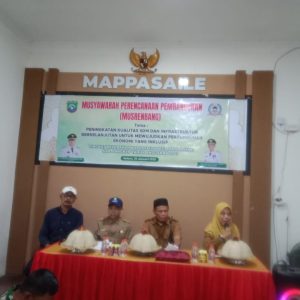 Pemerintah Kelurahan Mappasaile Mengadakan Musrenbang