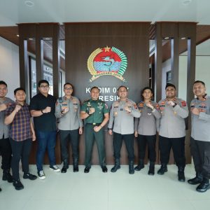 Kapolres Gresik Silaturahmi Dandim 0817, Perkuat Sinergitas TNI-Polri Jaga Kamtibmas