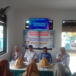 Pemerintah Kelurahan Anrong Appaka Mengadakan Musrenbang