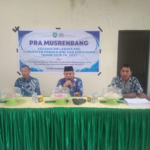 Pemerintah Kecamatan Labakkang Mengadakan Pra Musrenbang