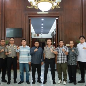Perkuat Kolaborasi, Kapolres Gresik AKBP Ramadhan Nasution Bertemu Pimpinan DPRD