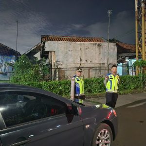 Polsek Cikupa Gelar Ops Cipkon KRYD, Antisipasi Gangguan Kamtibmas Malam Hari   