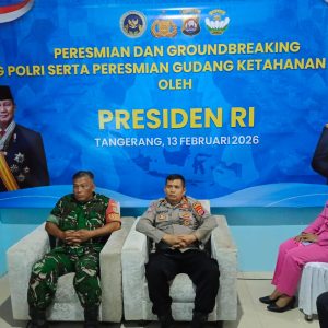 Polsek Cikupa Ikuti Groundbreaking SPPG Polri Secara Virtual