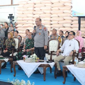 Perkuat Ketahanan Pangan Presiden RI Resmikan Gudang Jagung Milik Polda Jatim