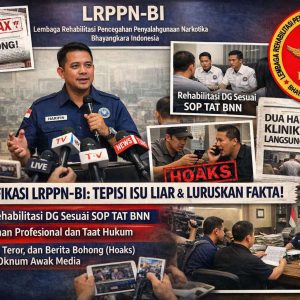Tepis Isu Liar, LRPPN-BI Pastikan Rehabilitasi Pasien DG Sesuai SOP TAT BNN dan Masih Berjalan