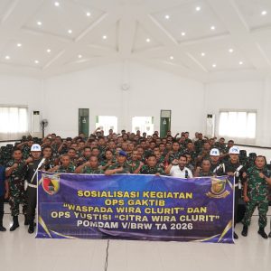 KOREM 084/BHASKARA JAYA GELAR SOSIALISASI GAKTIF DAN YUSTISI MILITER