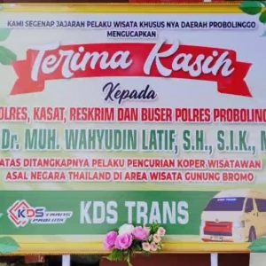 Disporapar dan Pelaku Pariwisata Apresiasi Polres Probolinggo Ungkap Pencurian di Bromo