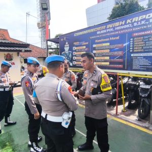Provost Polresta Tangerang Laksanakan Gaktibplin di Mako Polsek Cikupa