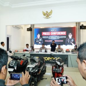 Polres Ponorogo Amankan Pasutri Tersangka Curanmor