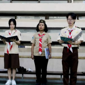 Pelantikan Dewan Ambalan Baru, Pramuka SMA Katolik Frateran Siap Lahirkan Pemimpin Berkarakter