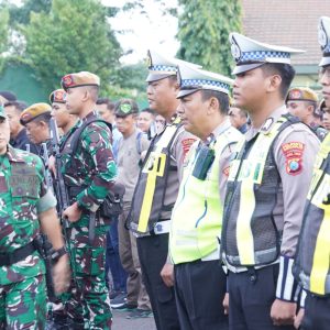 Kasrem 084/Bhaskara Jaya Pimpin Apel Gelar Pasukan Pengamanan VVIP