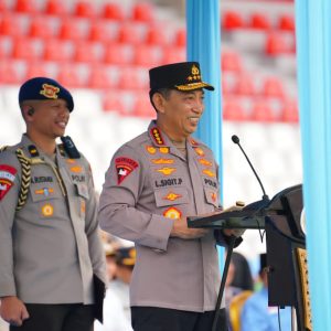 Pimpin Apel Ojol-Buruh di Sumsel, Kapolri Tekankan Jaga Persatuan hingga Stabilitas Nasional