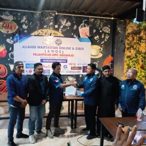 Pelantikan Pengurus AWOS DPC Sidoarjo Berlangsung Khidmat