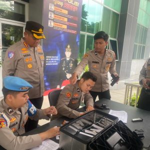 Polresta Tangerang Periksa Senpi Seluruh Anggota, Pastikan Digunakan Sesuai Prosedur