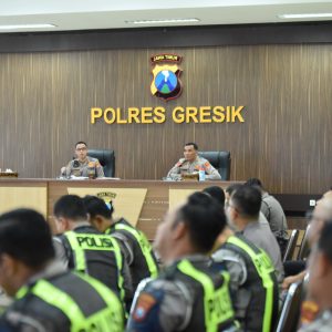 Pengamanan Mudik Lebaran Dimatangkan, Polres Gresik Gelar Latpraops Ketupat Semeru 2026