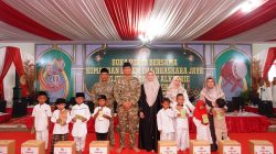 Danrem 084/Bhaskara Jaya Gelar Safari Ramadhan dan Santuni Anak Yatim di Kodim 0829/Bangkalan