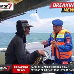 Polairud Polresta Tangerang Lakukan Patroli dan Pemeriksaan Kapal Nelayan di Perairan Jenggot   