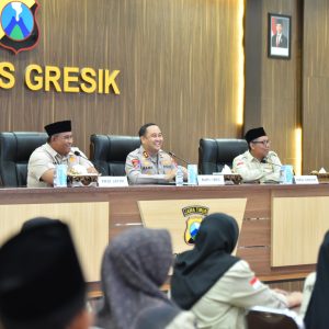 Kapolres Gresik Perkuat Sinergi dengan Kepala Desa, Fokus Jaga Kamtibmas hingga Desa