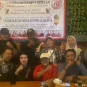 Redaksi Reportase Jakarta Gelar Buka Puasa Bersama Anak-anak Yatim Piatu di Cafe Kerang Ciledug