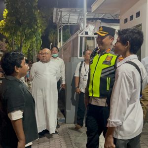 Kapolres Mojokerto Kota Cek Sejumlah Gereja Pastikan Rangkaian Ibadah Paskah Aman
