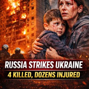 Russia Intensifies Drone Attacks on Ukraine, At Least 4 Killed and Dozens Injured