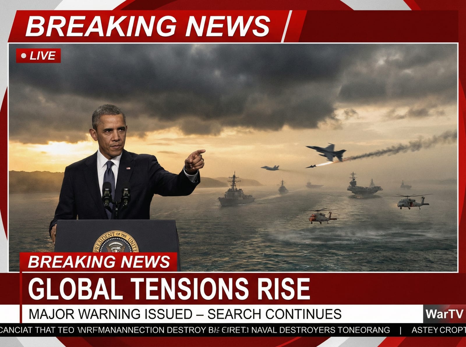 Global Tensions Rise as US Issues Warning Over Strait of Hormuz Crisis, Pilot Search Enters Day 2