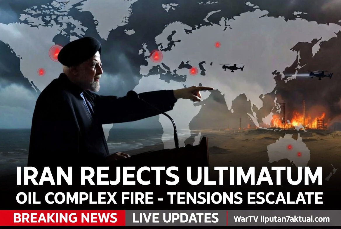 Iran Rejects US Ultimatum as Kuwait Oil Complex Fire Intensifies Middle East Crisis