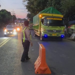 Polresta Banyuwangi Optimalkan Buffer Zone Bulusan Kepadatan Terurai, Sopir Puji Polisi