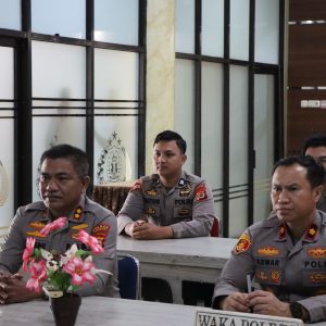 POLRES PANGKEP IKUTI VICON WAKAPOLRI BAHAS TRANSFORMASI POLRI DAN PROGRAM PRIORITAS