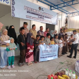 Peresmian Syukuran dan Santunan 50 Anak Yatim SPPG Sumokembangsri Balongbendo