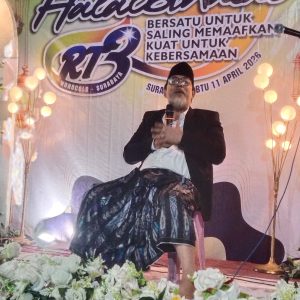 Ketua DPC PPP Surabaya H. Muhaimin Hadiri Halal Bihalal Warga Jemurwonosari, Pererat Silaturahmi