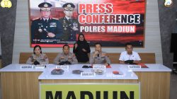 Polres Madiun Amankan Dua Tersangka Curanmor Modus Incar Motor di Persawahan dan Teras Rumah