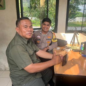 Kapolsek Pasar Kemis Sambangi Pos Security Amaia, Perkuat Sinergitas Jaga Kamtibmas