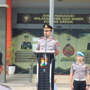 Kapolres Gresik Tegaskan Pelayanan Humanis, Polres Gresik Matangkan Pengamanan May Day 2026