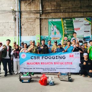 Melalui CSR, PT Mayora Indah Tbk Perkuat Pencegahan DBD di Lingkungan Kebon Besar