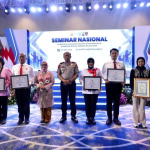 Ditres PPA- PPO Polda Jatim Terima Penghargaan dari Menteri PPPA