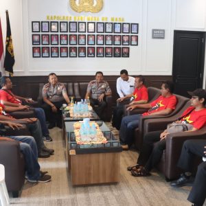 Jogo Jatim : Polres Madiun Kota Perkuat Sinergi dengan Serikat Buruh