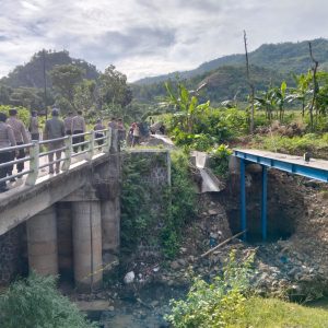 Polres Ponorogo Bangun Jembatan Merah Putih Presisi, Akses Warga Lebih Mudah