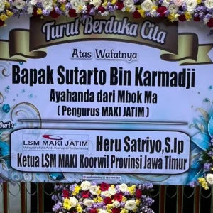 Duka MAKI Jatim: Bapak Sutarto bin Karmadji, Ayahanda Pengurus, Tutup Usia