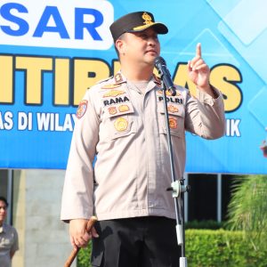 Kapolres Gresik Apresiasi Peringatan May Day di Stadion Gejos Berjalan Kondusif dan Humanis