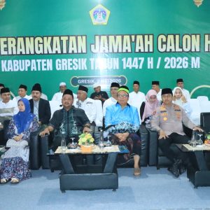 Lepas Keberangkatan Jamaah Calon Haji Gresik 2026, Kapolres Pastikan Pengamanan dan Titip Pesan Kamtibmas