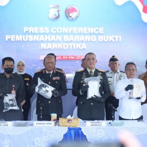 Polda Jatim Musnahkan 22, 226 Kg Kokain, Tegaskan Komitmen Perang Melawan Narkoba