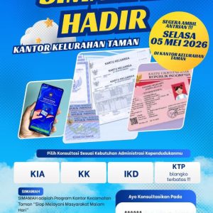 SIMAMAH Kecamatan Taman Permudah Warga, Urus Administrasi Kependudukan Tanpa Harus Tinggalkan Aktivitas Siang Hari