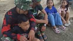 ‎Tawa Anak Desa dan Hangatnya Kebersamaan Satgas TMMD 128 Gresik