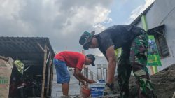 Rumah Bapak Lulus, Mulai Terbangun Dari Gotong Royong