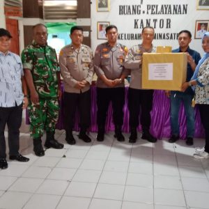Lepas Sambut Bhabinkamtibmas Kelurahan Minasatene Dari Aiptu Udin Syamsuri Ke Aipda Abd Wahab.SH  