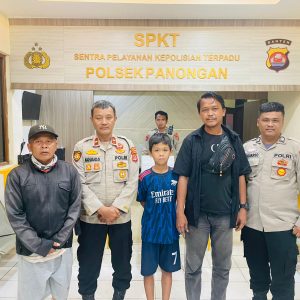 Respon Cepat Polsek Panongan, Anak Hilang Berhasil Ditemukan dan Dipertemukan Kembali dengan Keluarga