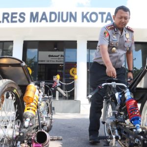 Polres Madiun Kota Gagalkan Aksi Balap Liar di Jiwan